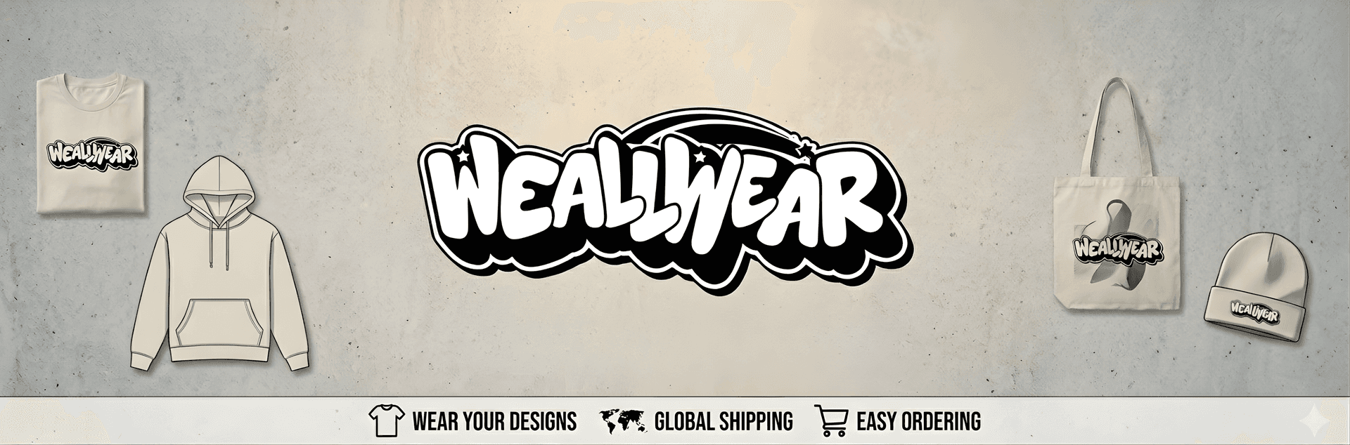 Banner for weallwear